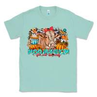 Seafoam Moo Pumpkin Get Out The Way Classic Tee - CowhideDigitalArt