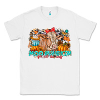 White Moo Pumpkin Get Out The Way Classic Tee - CowhideDigitalArt