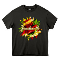 Asphalt juneteenth sunflower black lives matter Heavy Core Tee - HRA Design Shop