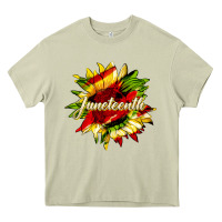 Juneteenth Sunflower Black Lives Matter Heavy Core Tee | Teevron