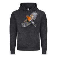 Vintage Arctic Flying American Robin Vintage Hoodie - LillyAllenDesigns