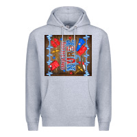 Heather Grey American nurse Premium Hoodie - TumblerDesignByShophia
