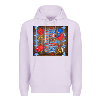 Lilac American nurse Premium Hoodie - TumblerDesignByShophia