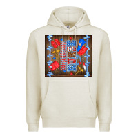 Oatmeal Heather American nurse Premium Hoodie - TumblerDesignByShophia