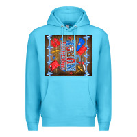 Ocean Blue American nurse Premium Hoodie - TumblerDesignByShophia