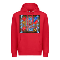 Red American nurse Premium Hoodie - TumblerDesignByShophia