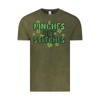 Vintage Olive pinches get stitches Vintage Tee - MaliasSmallBusiness
