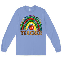 Colony Blue rainbow teacher Long Sleeve Tee - NancyCooperArtShop