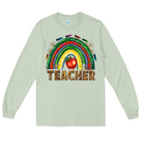 Matcha rainbow teacher Long Sleeve Tee - NancyCooperArtShop