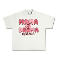 Pistachio mama of drama girl mom Urban Heavy Tee - MaliasSmallBusiness