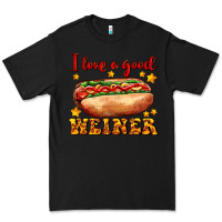 Black i love a good weiner Premium Tee - AdoDesignShop