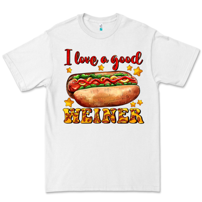 I Love A Good Weiner Premium Tee by AdoDesignShop | Teevron