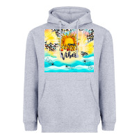 Heather Grey sunny vibes Heavyweight Hoodie - TumblerDesignByShophia