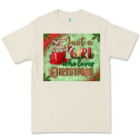 Bone just a girl who loves christmas mousepad Premium Tee - BundleAndBundleShop