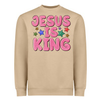 Mushroom jesus is king Heavyweight Sweatshirt - MaliasSmallBusiness