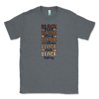 Charcoal Heather black history melanin malia Classic Tee - MaliasSmallBusiness