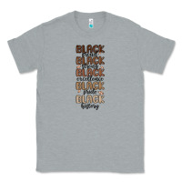 Heather Grey black history melanin malia Classic Tee - MaliasSmallBusiness