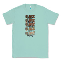 Seafoam black history melanin malia Classic Tee - MaliasSmallBusiness