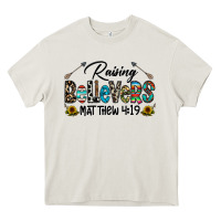 Cream raising believers Heavy Core Tee - CowhideDigitalArt