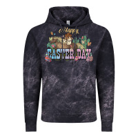 Cloud Black Happy Easter Day Rodeo Vintage Hoodie - NancyCooperArtShop