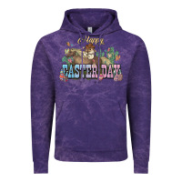 Cloud Purple Happy Easter Day Rodeo Vintage Hoodie - NancyCooperArtShop