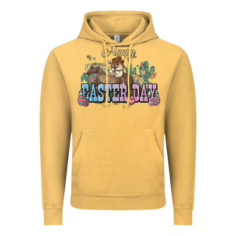 Happy Easter Day Rodeo Vintage Hoodie by NancyCooperArtShop | Teevron