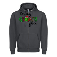 Smoke Merry Grinch Mas Zipper Hoodie - Bettercallsaul
