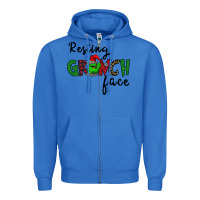 True Royal Merry Grinch Mas Zipper Hoodie - Bettercallsaul