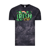 Cloud Black irish Vintage Tee - MaliasSmallBusiness