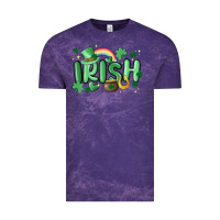 Cloud Purple irish Vintage Tee - MaliasSmallBusiness