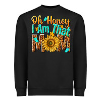 Black oh honey i am that mom Heavyweight Sweatshirt - NancyCooperArtShop