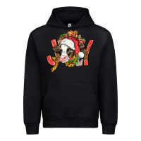 Black joy christmas with cow bbs Urban Hoodie - BundleAndBundleShop