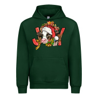 Forest Green joy christmas with cow bbs Urban Hoodie - BundleAndBundleShop