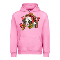 Fuchsia Pink joy christmas with cow bbs Urban Hoodie - BundleAndBundleShop