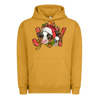 Pigment Peanut Butter joy christmas with cow bbs Urban Hoodie - BundleAndBundleShop
