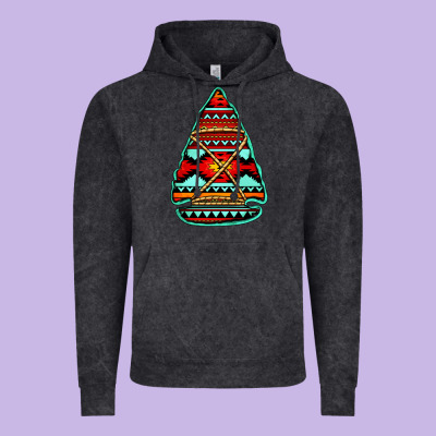 Aztec Arrowhead Vintage Hoodie Designed By Jasminsmagicworld