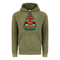 Vintage Olive aztec arrowhead Vintage Hoodie - Jasminsmagicworld