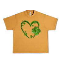 Peanut Butter st patricks day shamrock heart Urban Heavy Tee - MaliasSmallBusiness