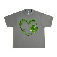 Tornado st patricks day shamrock heart Urban Heavy Tee - MaliasSmallBusiness