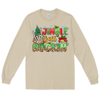 Mushroom jingle bell rockin' Long Sleeve Tee - MaliasSmallBusiness