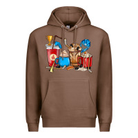 Chestnut Hockey coffee cup Premium Hoodie - HowdyJamesFarm