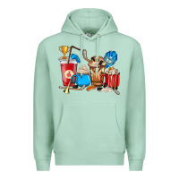 Seafoam Hockey coffee cup Premium Hoodie - HowdyJamesFarm