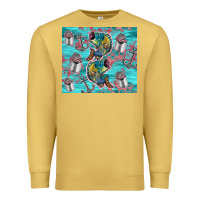 Antique Gold fish lures Premium Sweatshirt - TumblerDesignByShophia