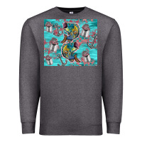 Charcoal Heather fish lures Premium Sweatshirt - TumblerDesignByShophia