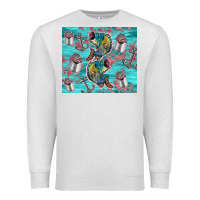 Oatmeal Heather fish lures Premium Sweatshirt - TumblerDesignByShophia