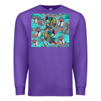 Purple fish lures Premium Sweatshirt - TumblerDesignByShophia