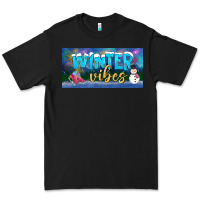 Black winter vibes license plate Premium Tee - BundleAndBundleShop