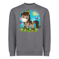 Storm little cute horse Heavyweight Sweatshirt - NancyCooperArtShop