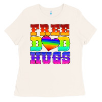 Bone lgbtq free dad hugs Ladies Tee - HRA Design Shop