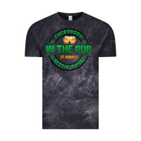 Cloud Black everybody in the pub getting tipsy Vintage Tee - MaliasSmallBusiness